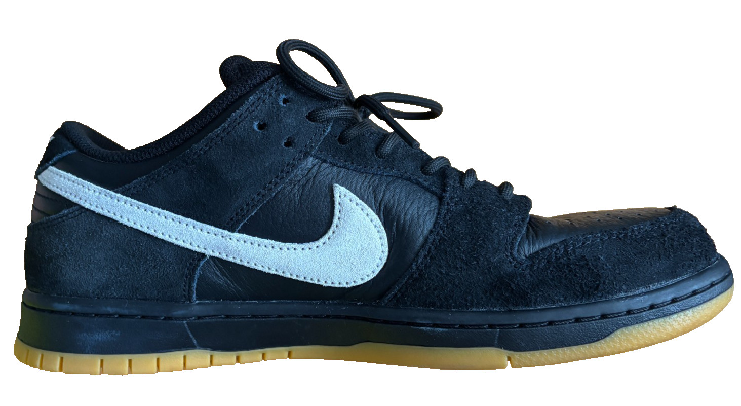 Nike SB Dunk Low Pro Black/White-Black Gum Men’s Size 10.5