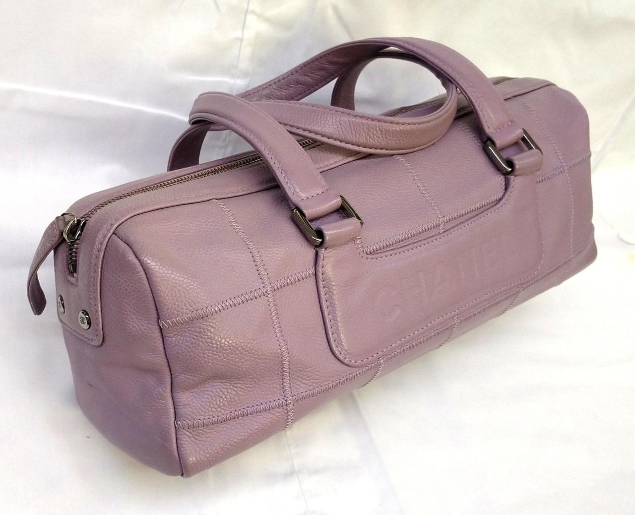 Chanel chocolate bar stitch mini boston h1_1207