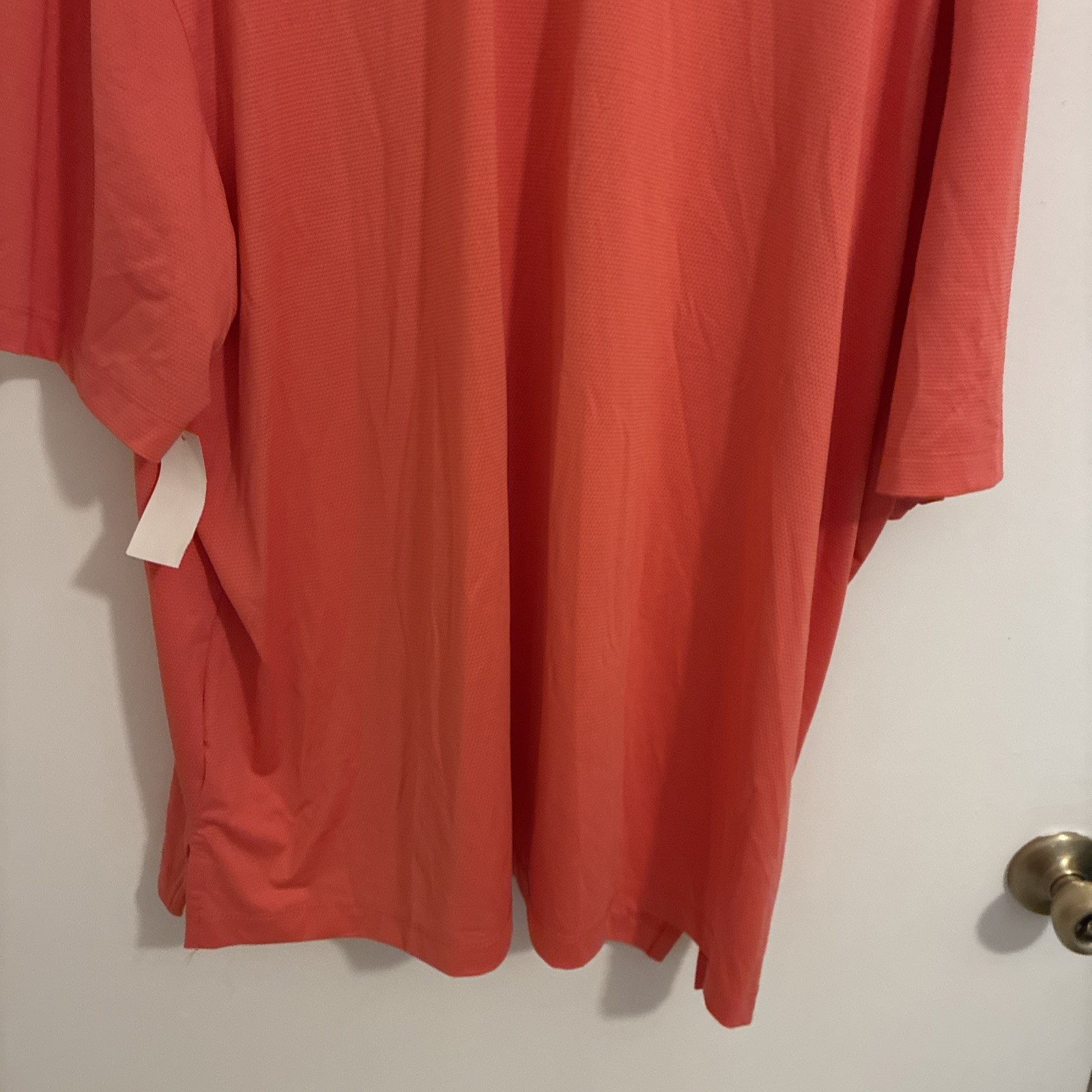 NWT Izod Swingflex Elite Short Sleeve Golf Polo Men’s Polyester Orange Size 3XB