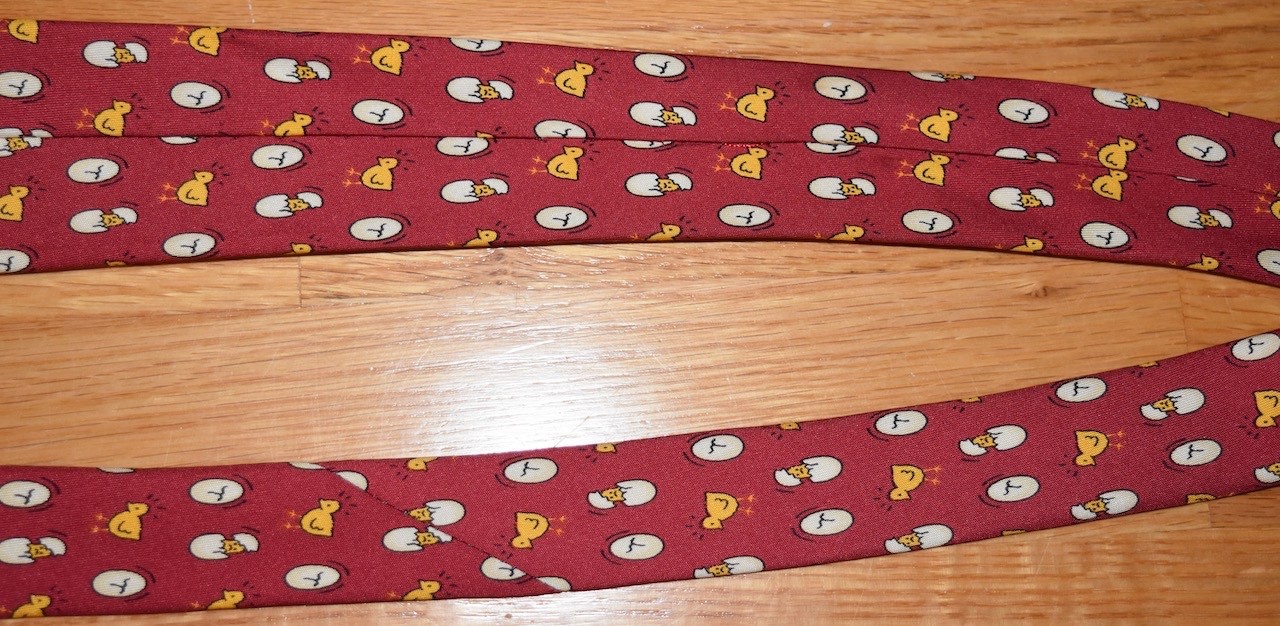 Hermes Silk Neck Tie Chick Egg Hatching Chicken Bird Red 7532 Preppy France 57″