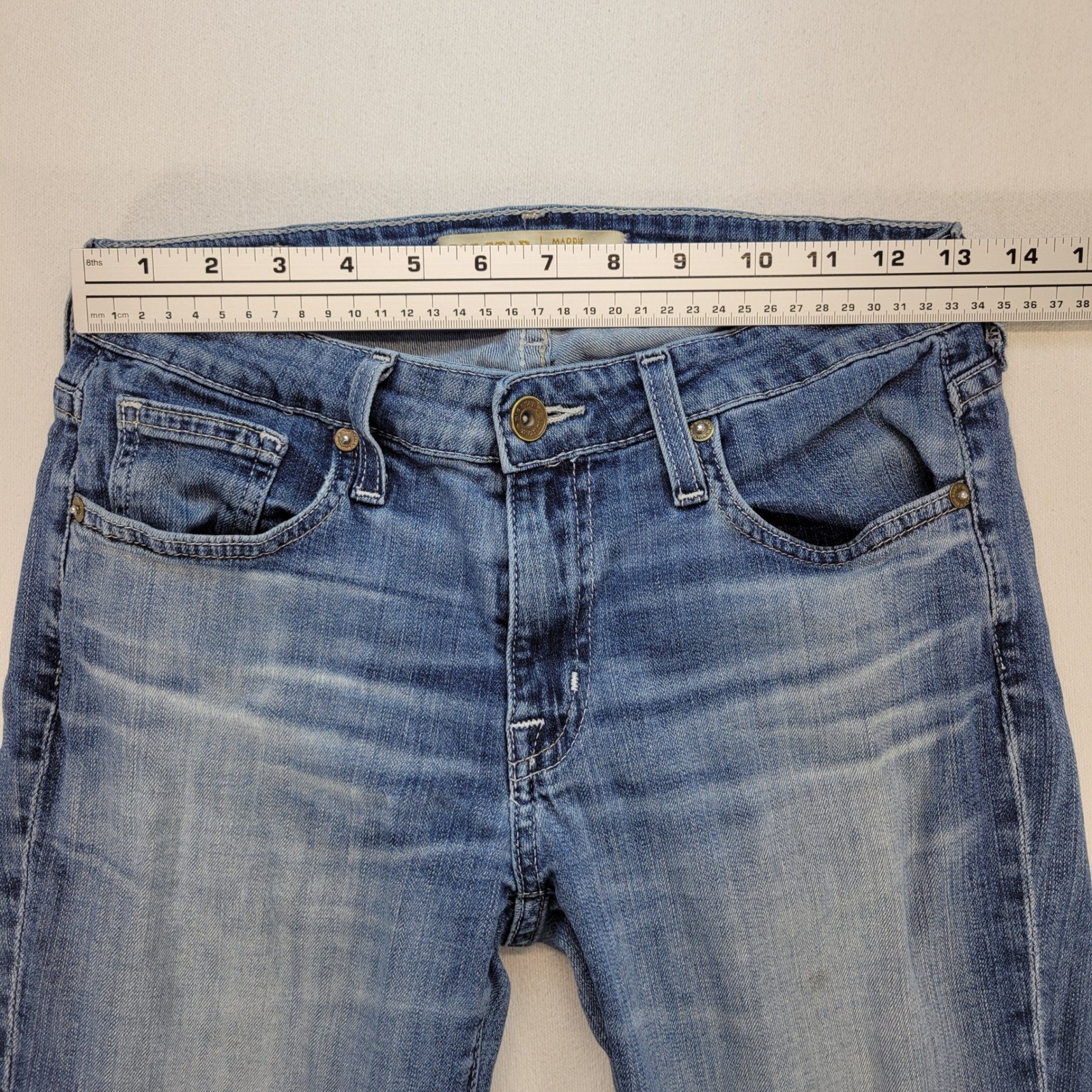 Big Star Maddie Bootcut Jeans Womens 26R Blue Denim Mid Rise Stretch