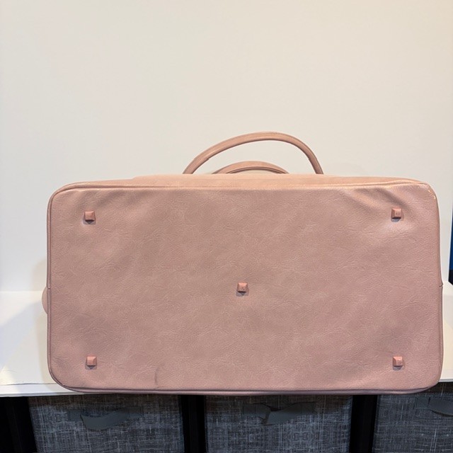 BEIS The Mini Weekender Atlas Pink + extras-makeup, toiletry, laptop 4 piece