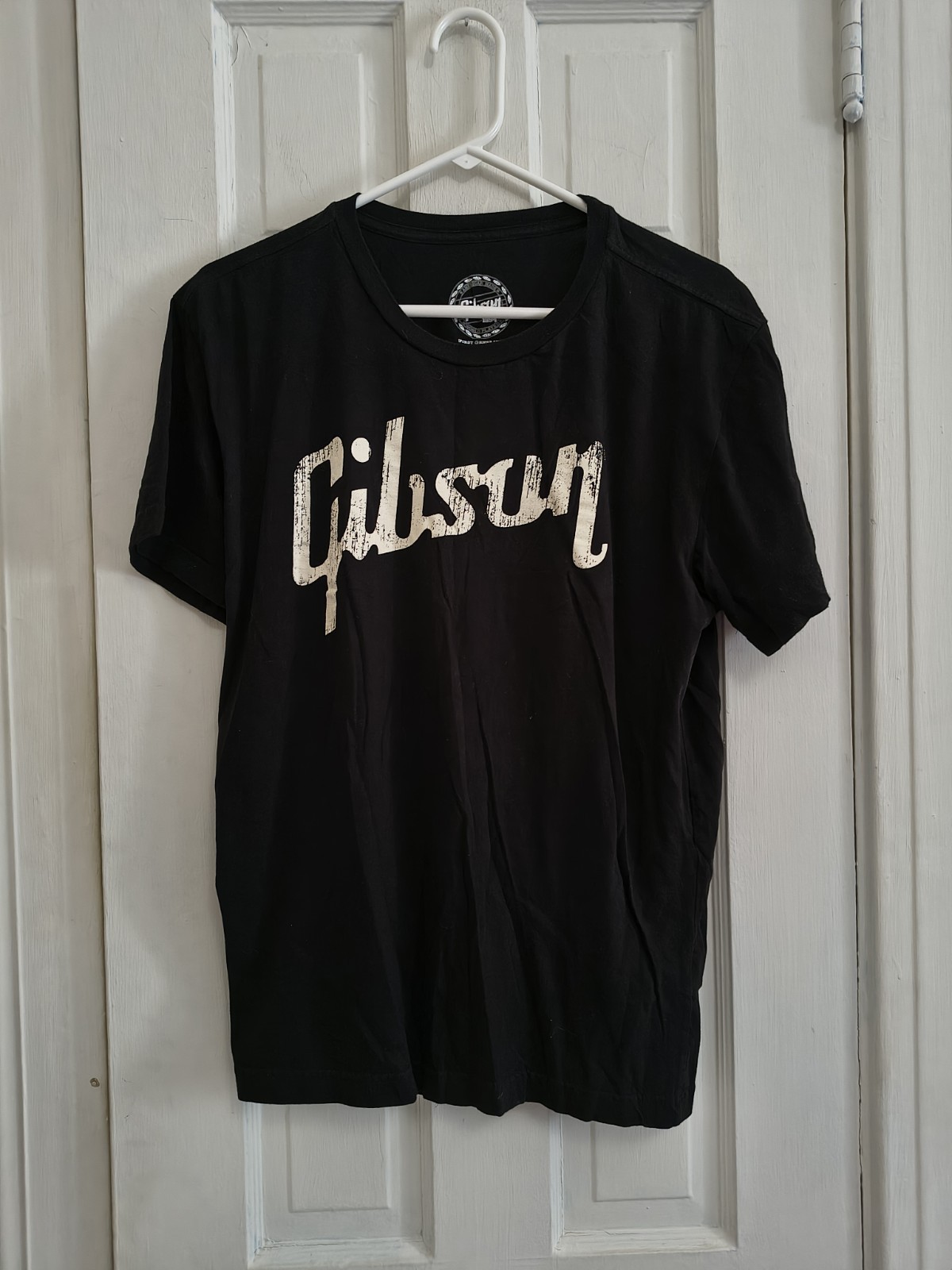 Gibson Summer Jam Graphic Guitar T Shirt Black Size L Tee Men’s C8