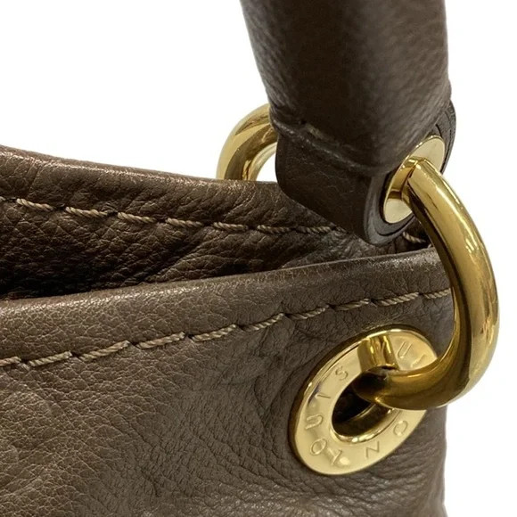 Authentic Louis Vuitton Artsy MM Terre Brown empreinte leather $3800 MSRP