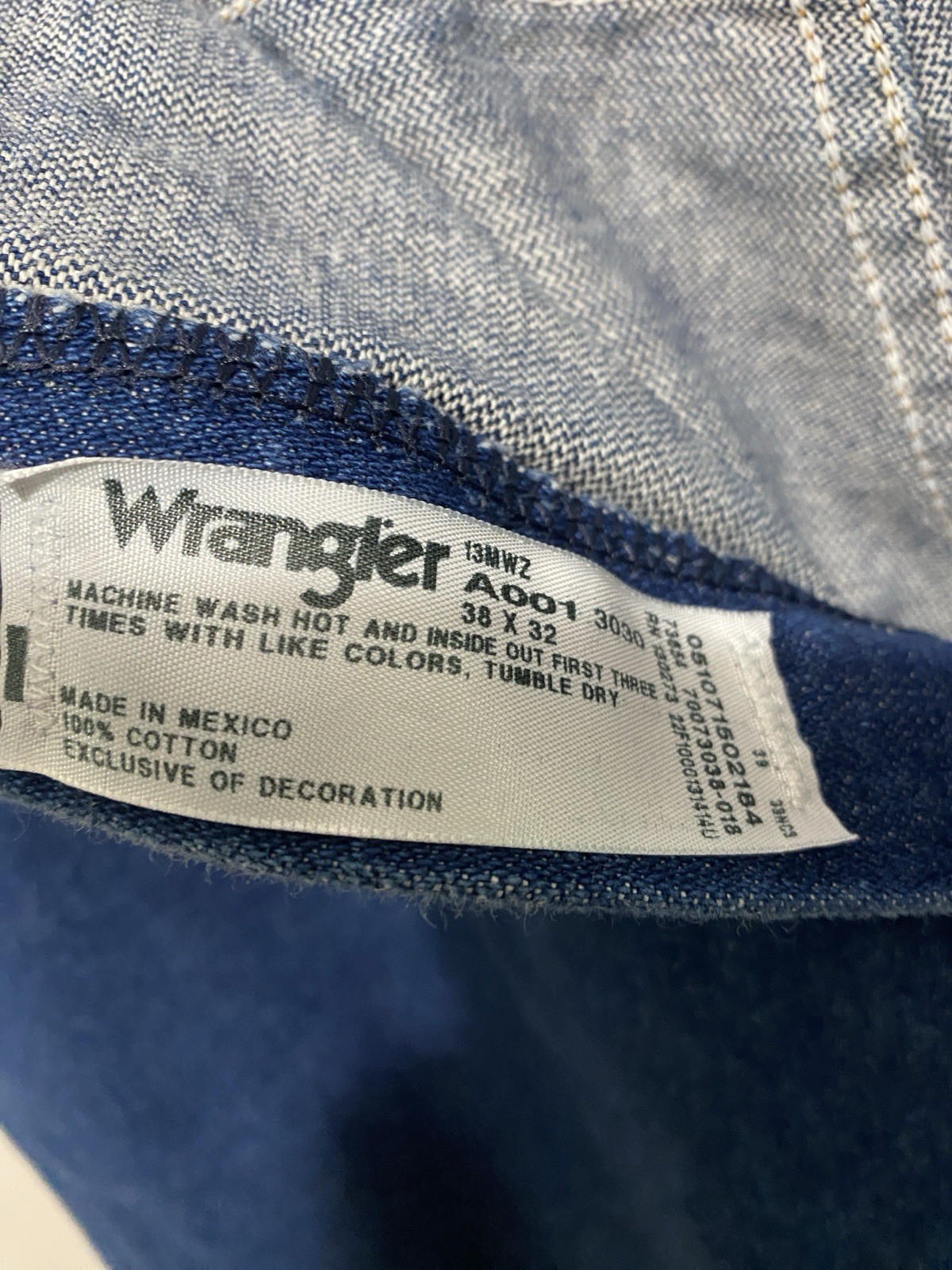 Wrangler 13MWZ Cowboy Cut Jeans – Blue 38 x 32