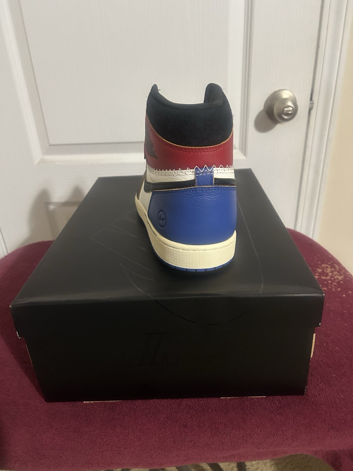 Size 14 – Fragment Design x Union LA x Air Jordan 1 Retro OG High Varsity Red