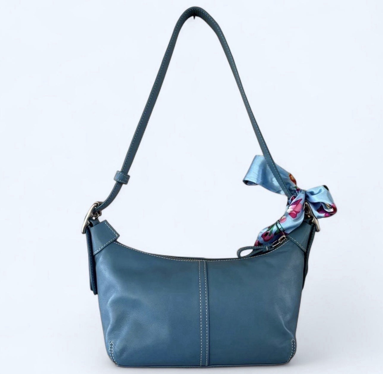 Coach Legacy Demi Hobo 9564 Teal Leather Y2K Shoulder Bag NWT