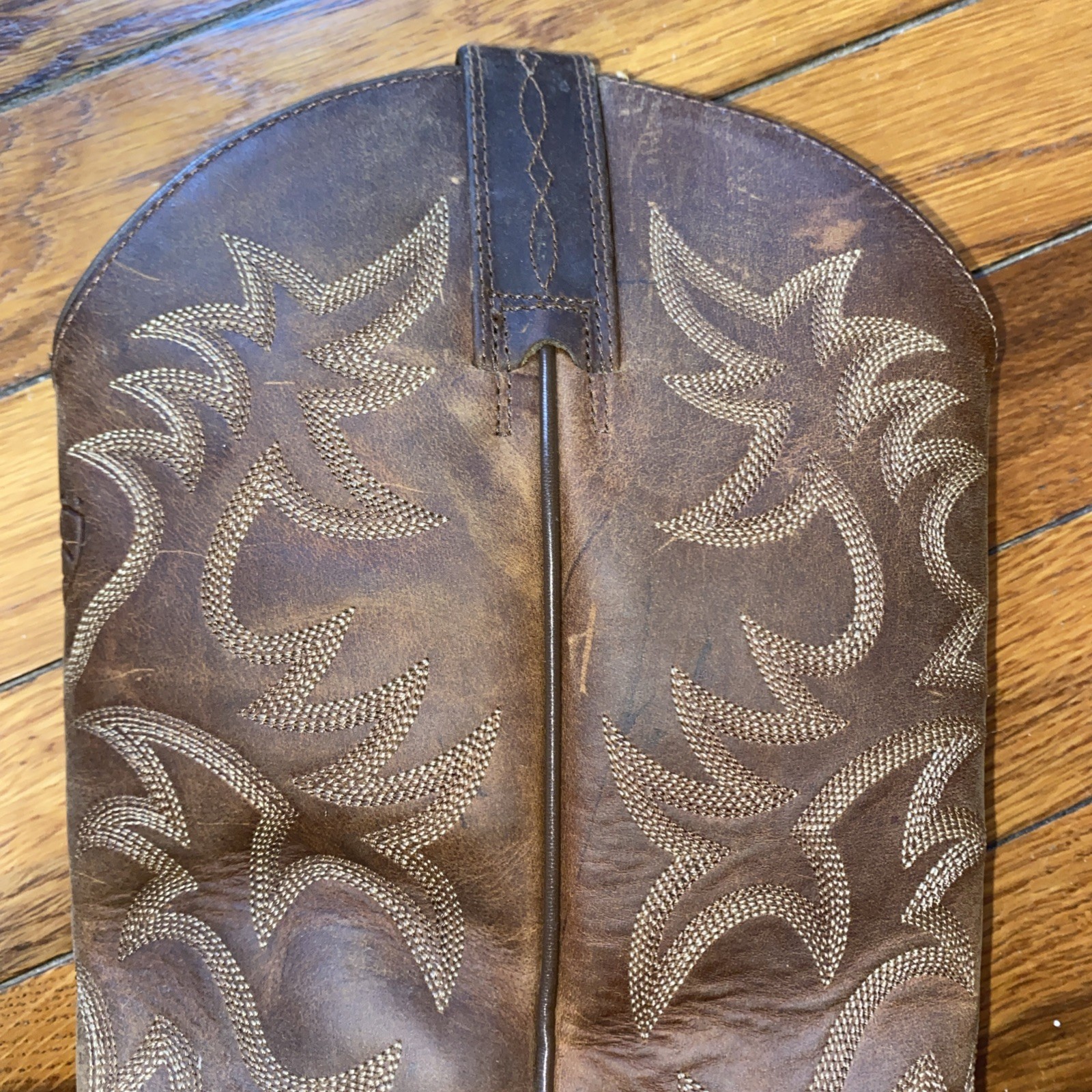 ARIET Heritage 34725 Cowboy Boots Western Brown Leather Mens Size 10D