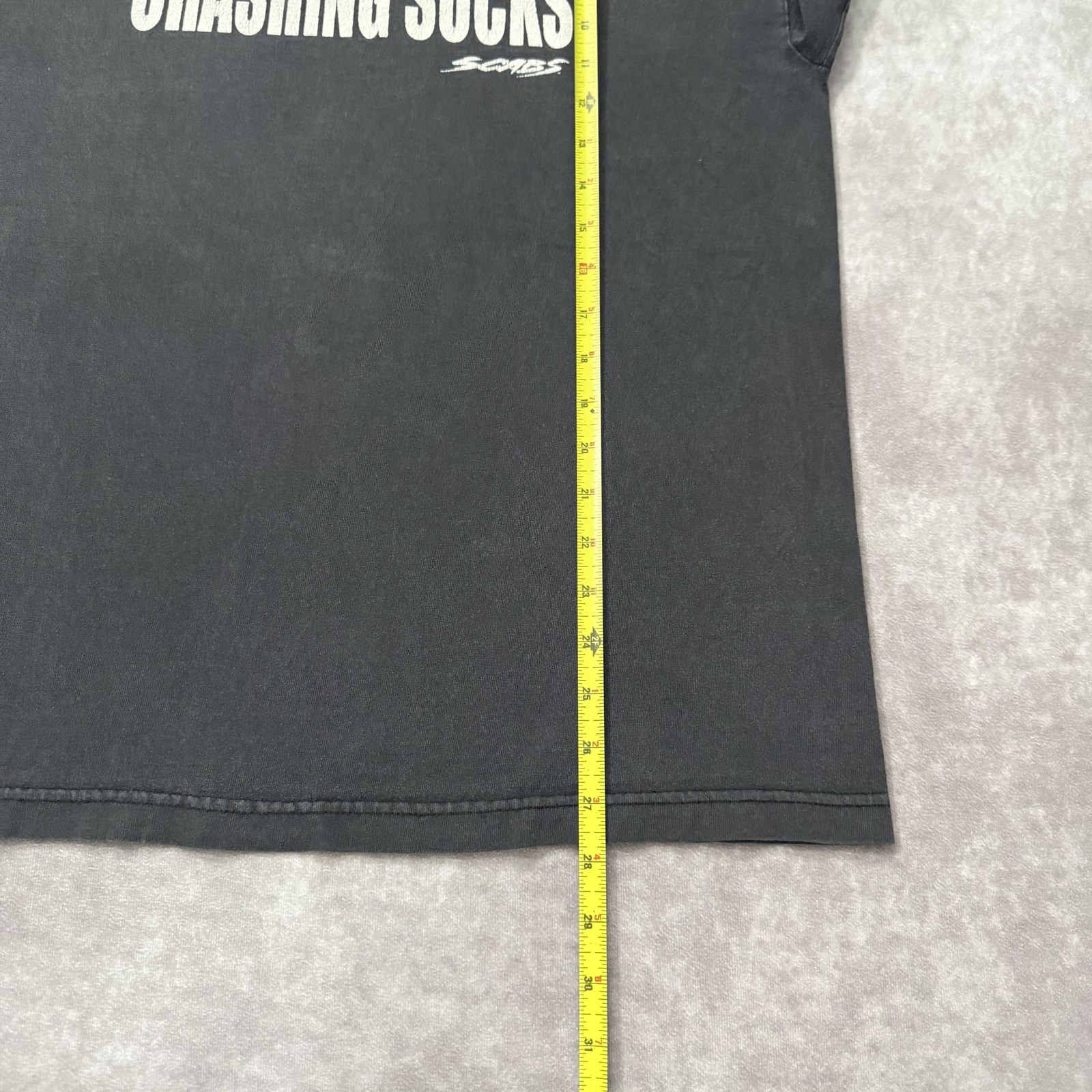 Vintage Scabs Crashing Sucks Shirt Mens M Black Skate Funny Riding Surf Tee