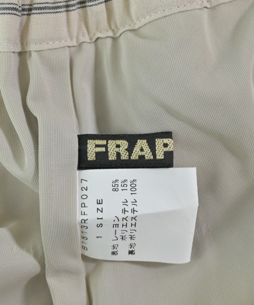 FRAPBOIS Pants (Other) BeigexBlack(Stripe Pattern) 1(Approx. S) 2200611405098