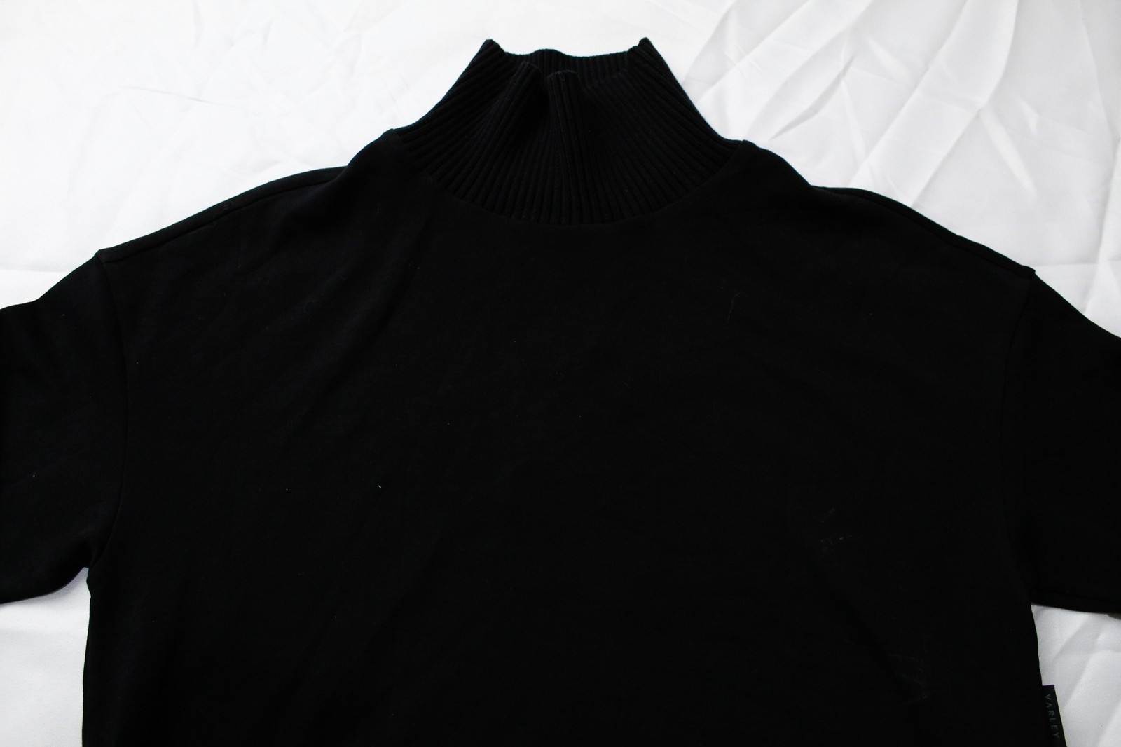 Varley Women’s DoubleSoft Barker High Neck Sweatshirt AR8 Black Size XS