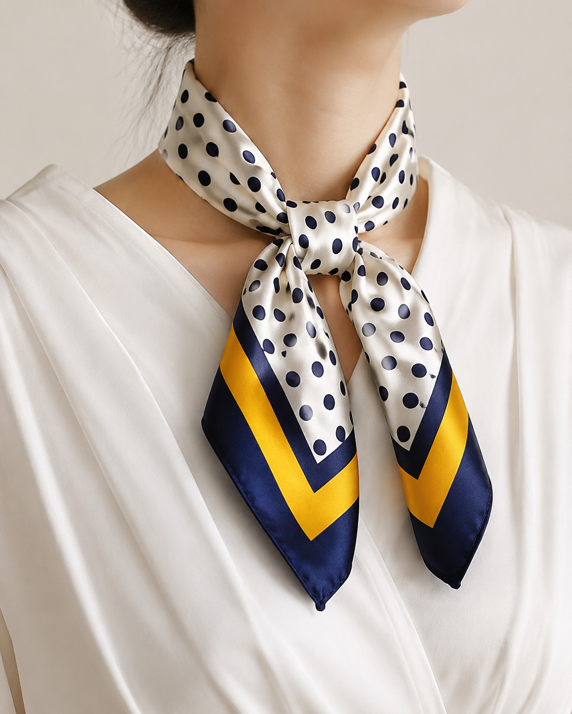 3-Pack Silk Like Satin Square Scarf 70x70cm, Floral Head Neck Hair Scarf
