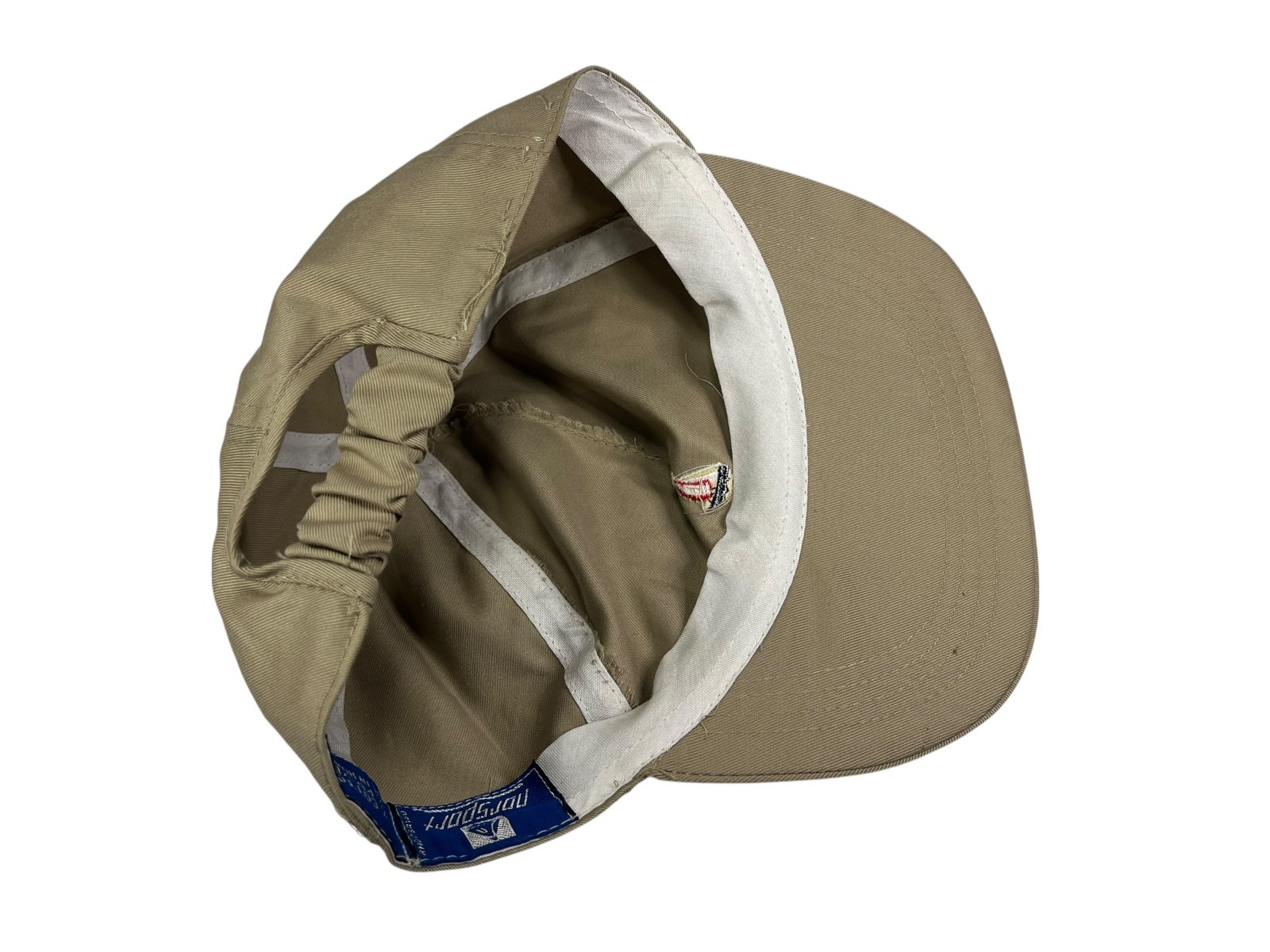 Vtg 90s NORSPORT Brown SAILING BASEBALL HAT Sail-Boat Summer Beach Hike Golf M/L