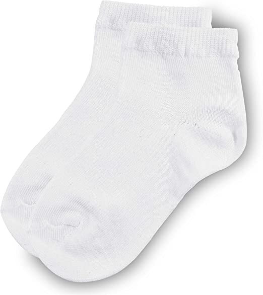 6-12 Pairs Kids Baby Toddler Solid Plain Ankle Boys Girls Socks Cotton Size 0-8