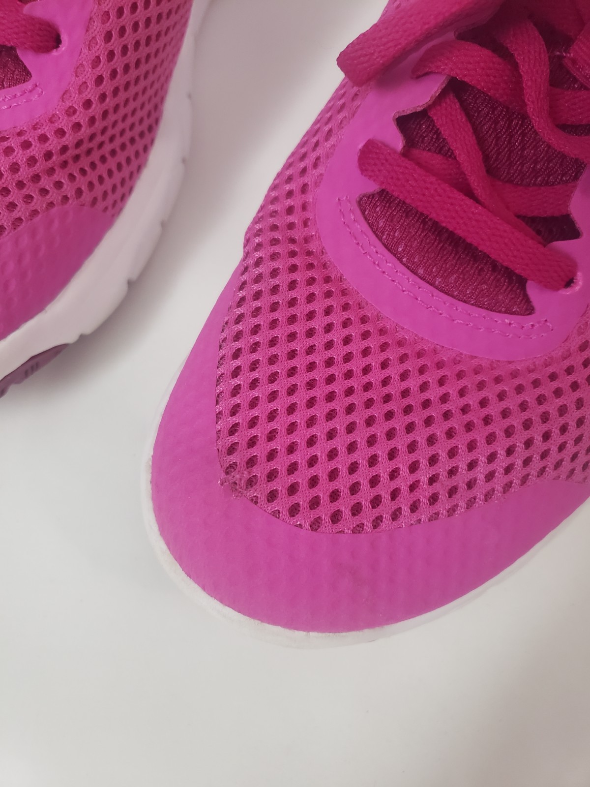 nike flex experience rn 5 pink lace up 6 youth women 8 light weight running shoe