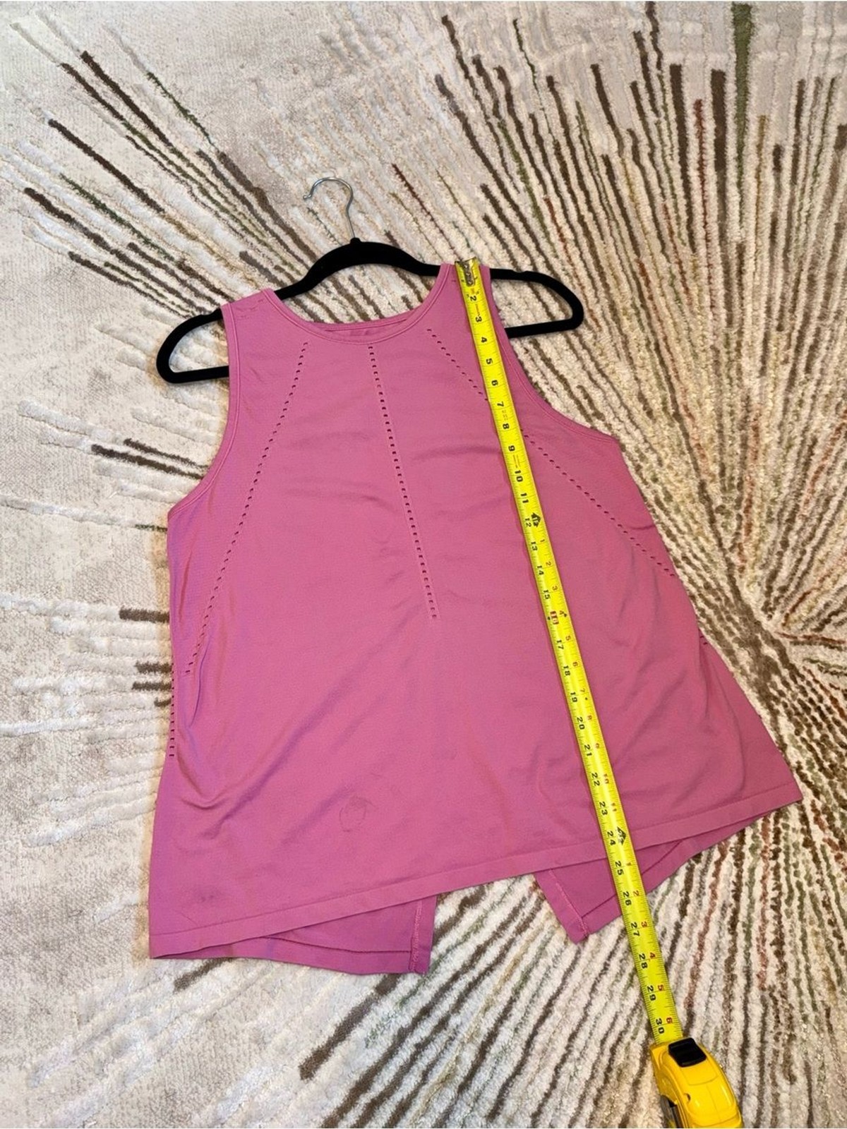 Athleta Foothill Tank Top Pink Workout Tank Activewear Yoga Gym Fitness Lounge
