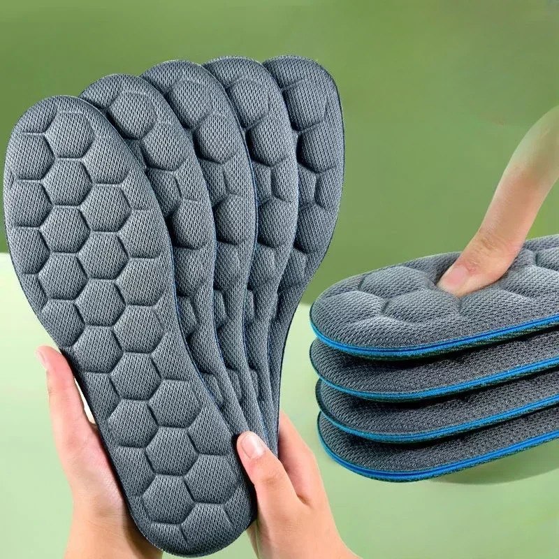 10/2PCS Unisex Massage Insoles Super Soft Sports Running Shoes Insole Arch Suppo