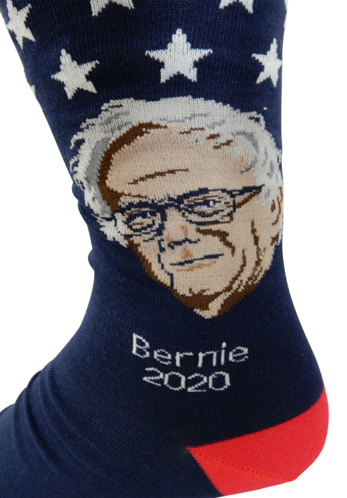 NEW! Bernie Sanders 2020 FineFit Crew Socks OSFM Democrat Feel the Bern