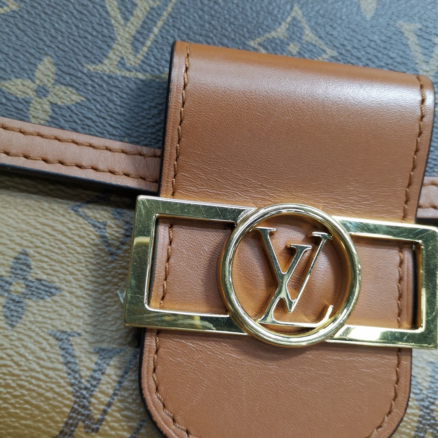 LOUIS VUITTON Dauphine Bag crossbody, and shoulder bag, mini size