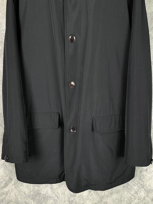 Men Strellson Trench Coat Black Polyester XXL