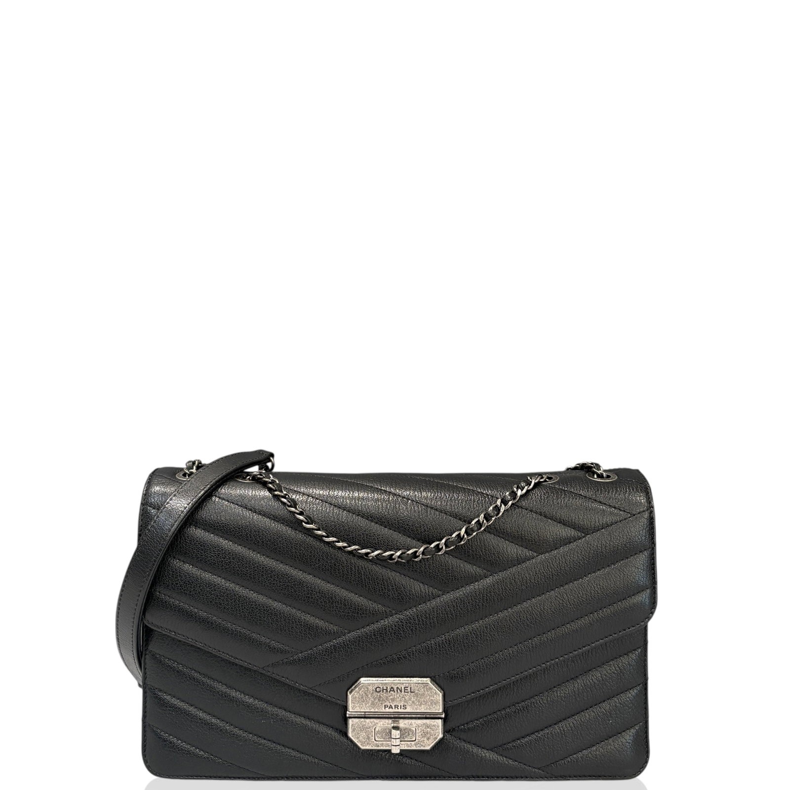 Chanel Flap Bag Black Goatskin (zz022826d5)