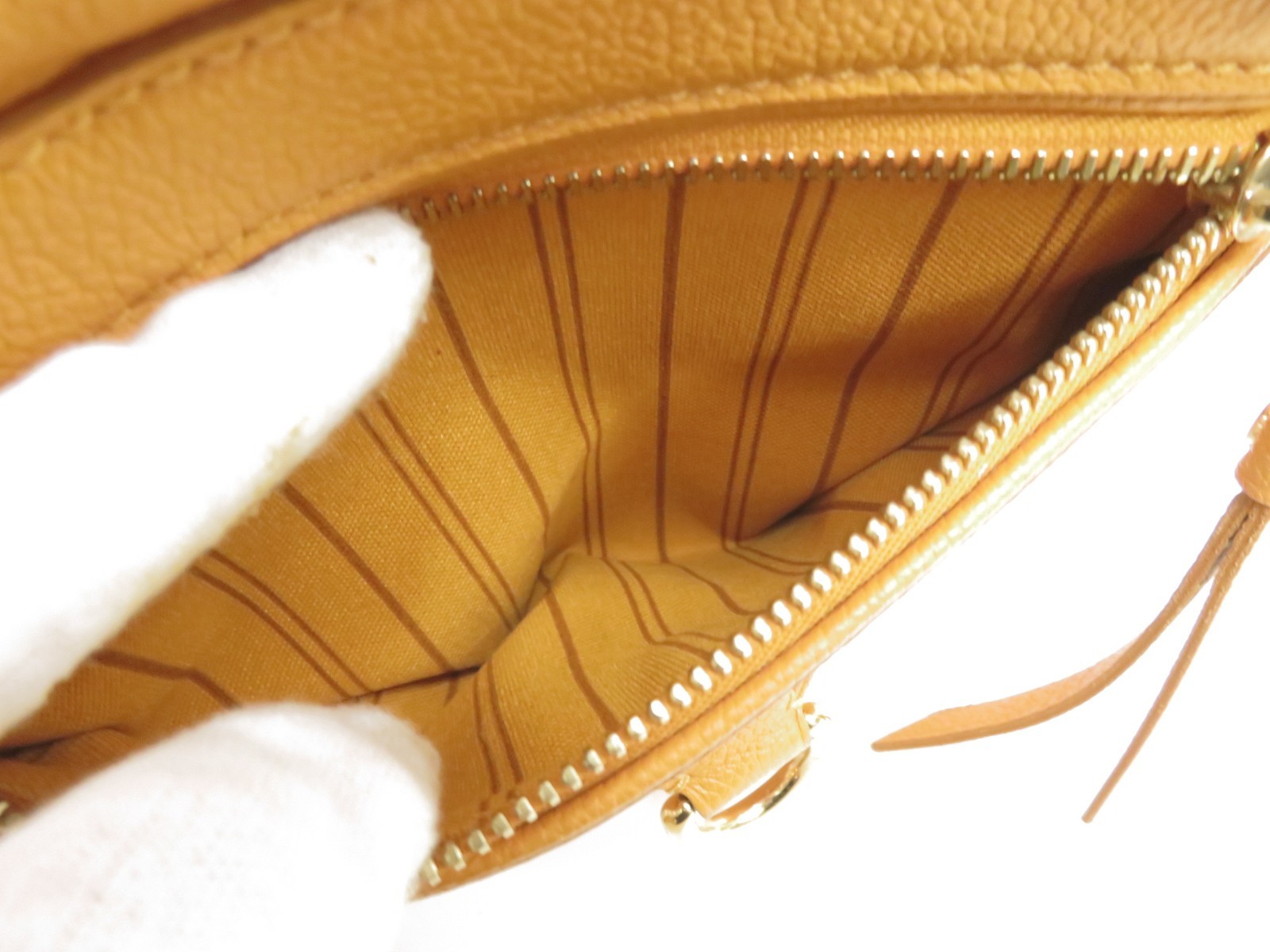 Authentic Louis Vuitton Monogram Empreinte Lumineuse PM Shoulder Bag F#52448