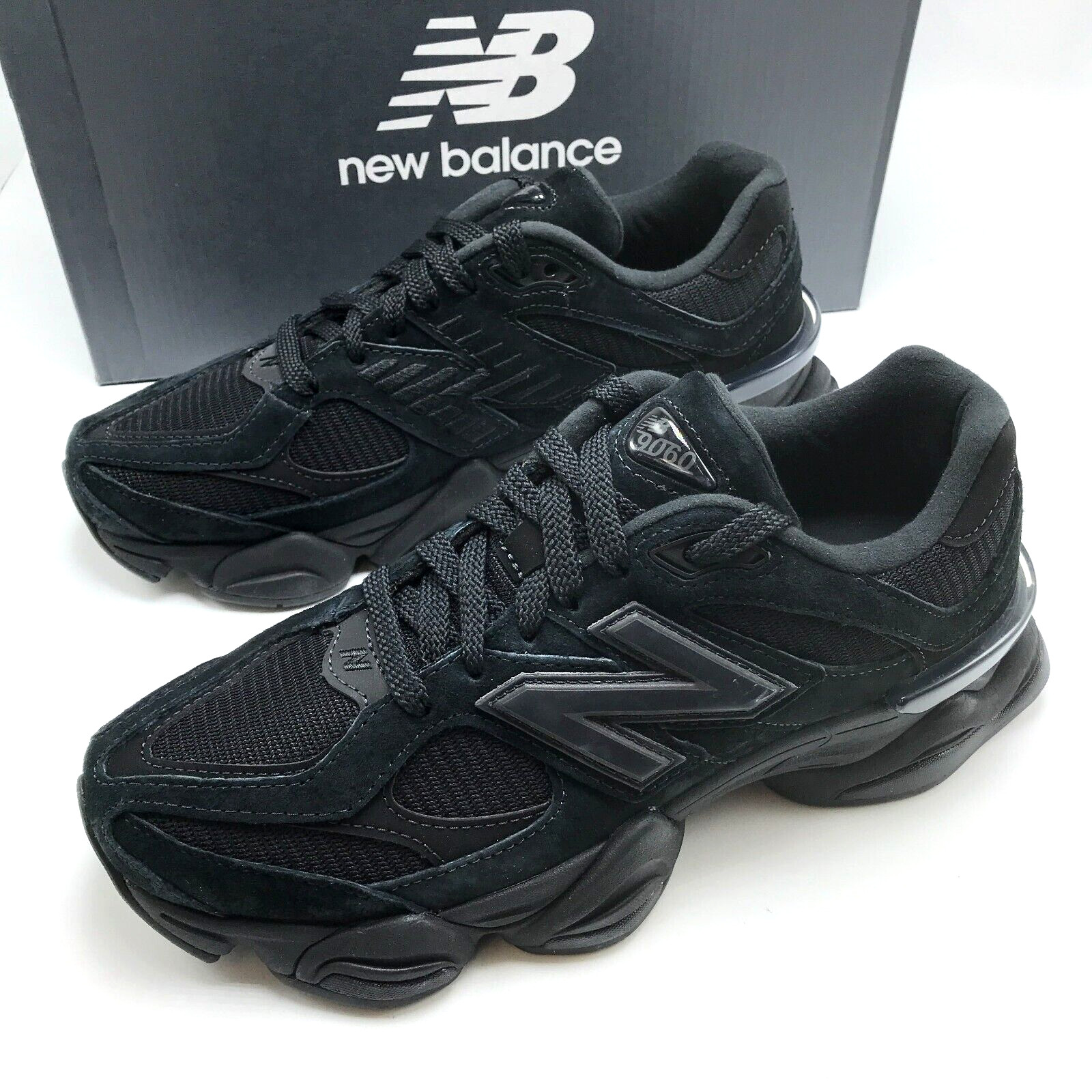 New Balance 9060 Triple Black Men’s Shoe U9060BPM sz 8-13