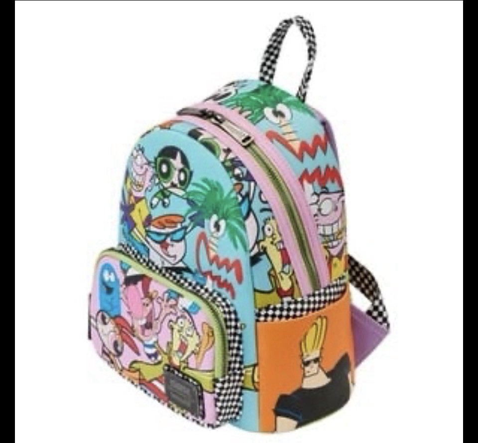 Loungefly Cartoon Network Retro Collage Mini Backpack