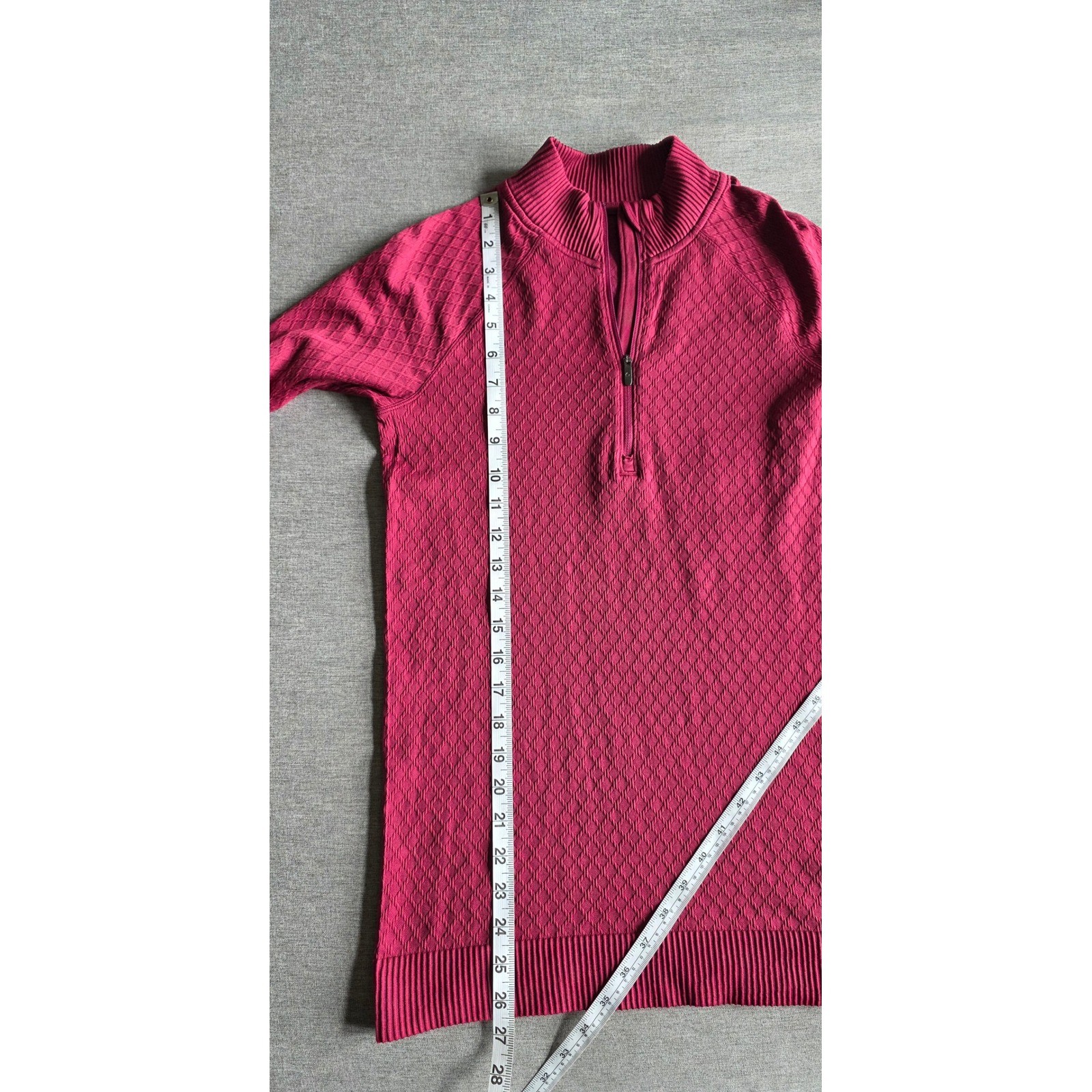 Lululemon Rest Less 1/2 Zip Pullover Star Ruby – no tag Approx Sz 6