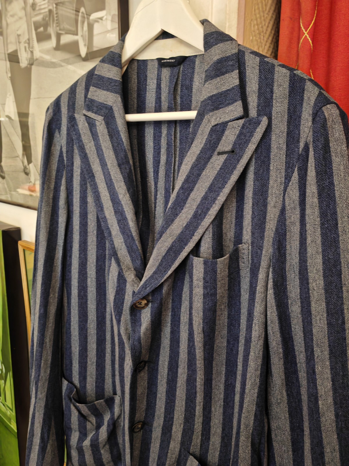 Tombolini 700€ Men’ Blazer Jacket Cotton Size EU 50 ( M ) Made in Italy