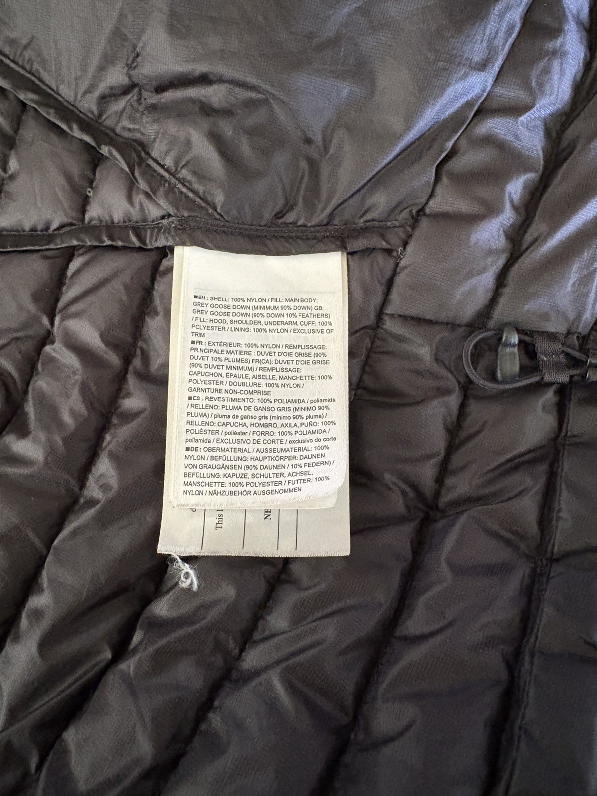 ARC’TERYX Jacket Mens Sz M Black Puffer Cerium SL Hooded Puffer Down Coat Zip
