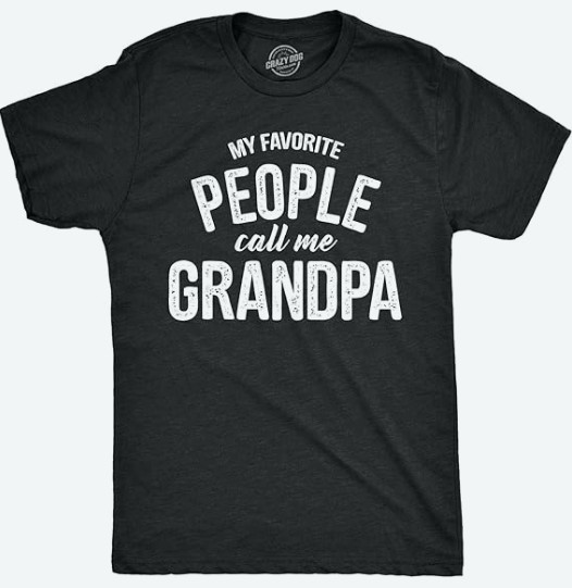 Crazy Dog Mens T-Shirt My Favorite People Call Me Grandpa Fathers Day Tee Idea