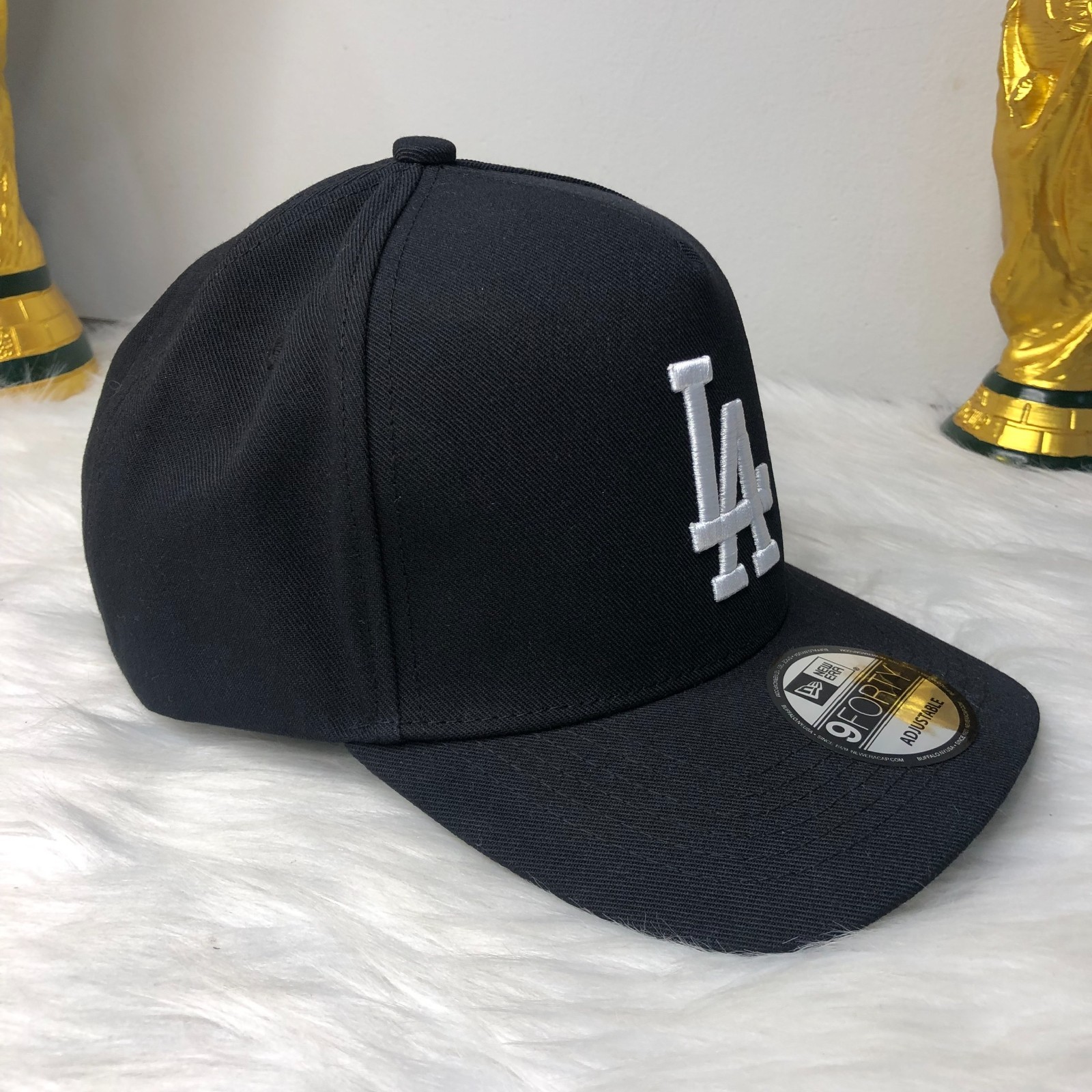 NEW Era 9FORTY LA Dodgers Black Rose Floral Embroidered Adjustable Baseball Cap