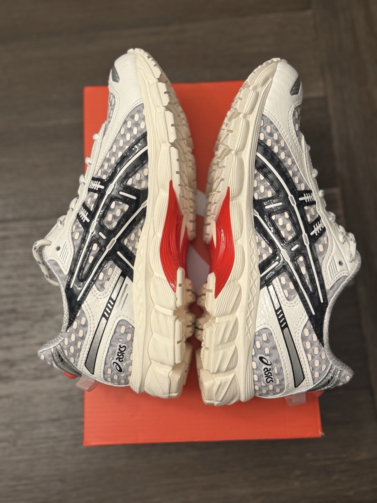 Size 5.5 – ASICS x PACE Gel-Kayano 12.1 Shoes Cream/Black “1203B001-100”