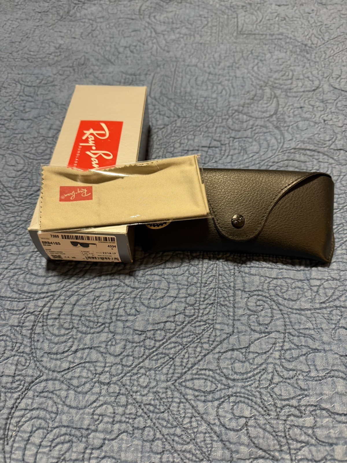 Ray-Ban RB4165 Justin Sunglasses Rubber Havana/Dark Gray Lenses 54MM
