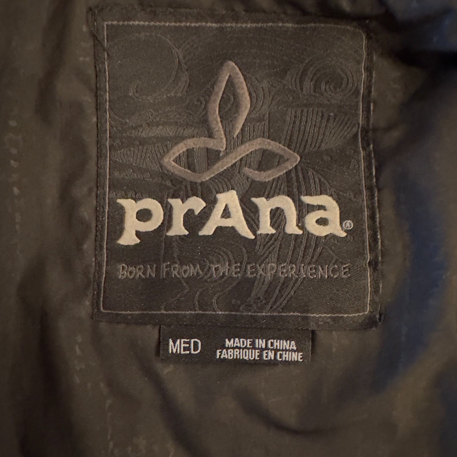 Prana Charcoal Insulated Field Jacket-Men’s Size M-Grey-Heavyweight-Stand Collar