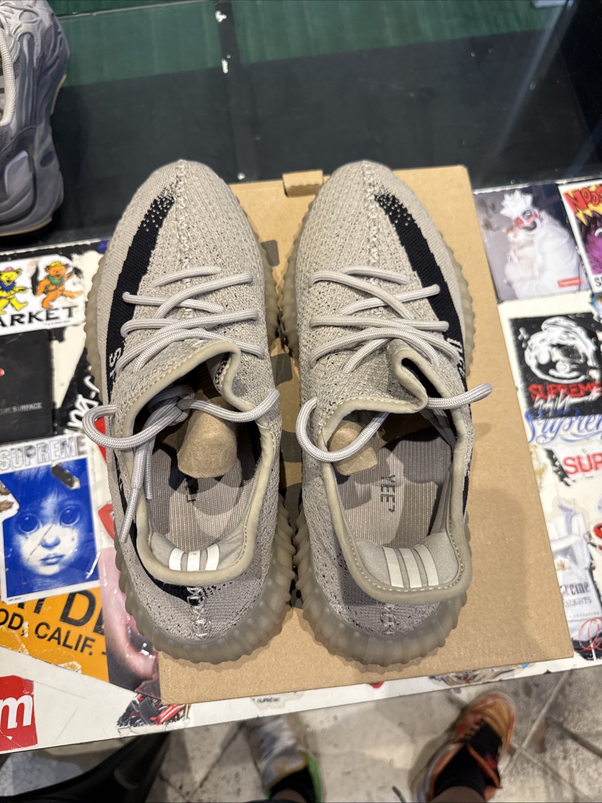 adidas Yeezy Boost 350 V2 Slate Core Black Men’s Size 10.5 NEW! HP7870 2022 B