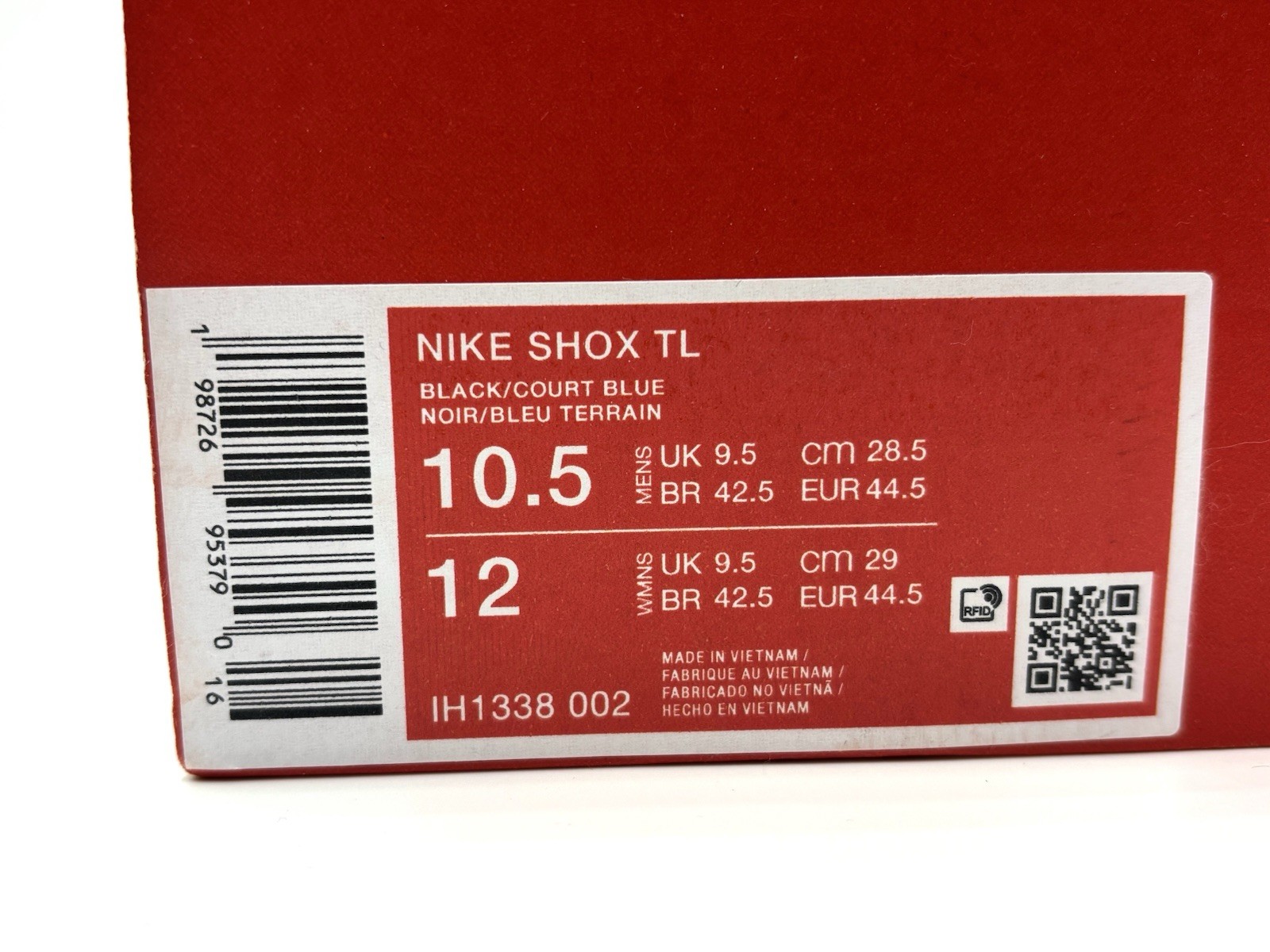 Nike Shox TL Reflective Ice Blue IH1338-002 Men’s Size 10.5
