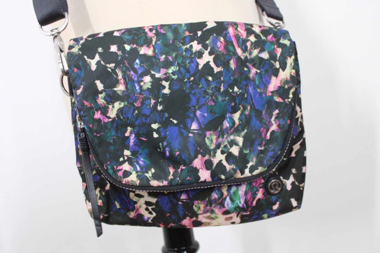Lululemon Floral Go Your Om Way Crossbody Foldover Bag Purse