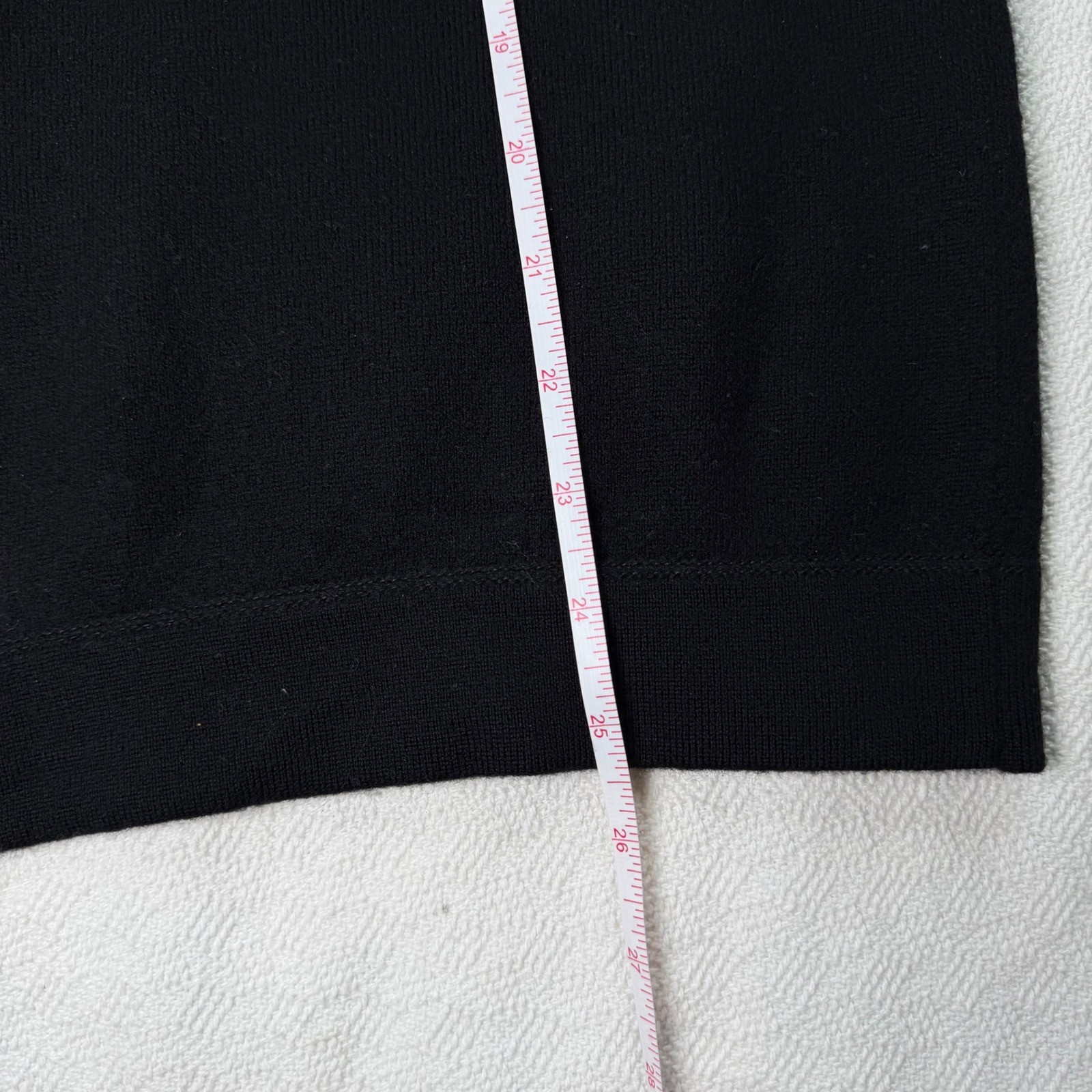 Banana Republic Mens Merino Wool Full Zip Sweater Black Blue Striped Neck Large