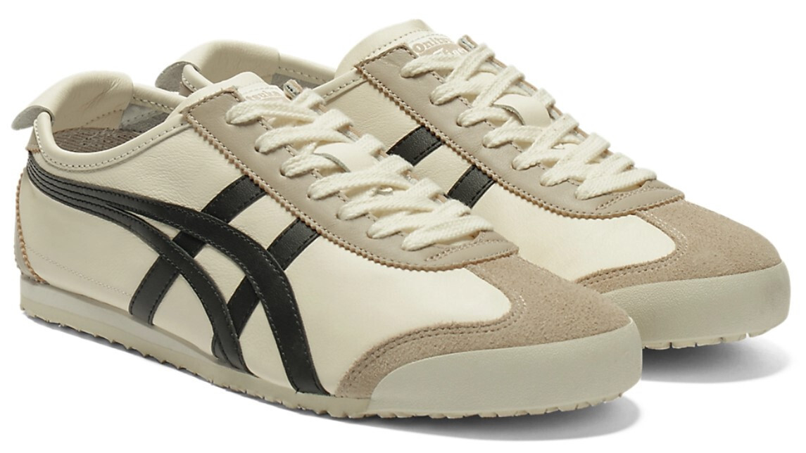 Authentic Onitsuka Tiger MEXICO 66 1183C102 752 IVORY BLACK