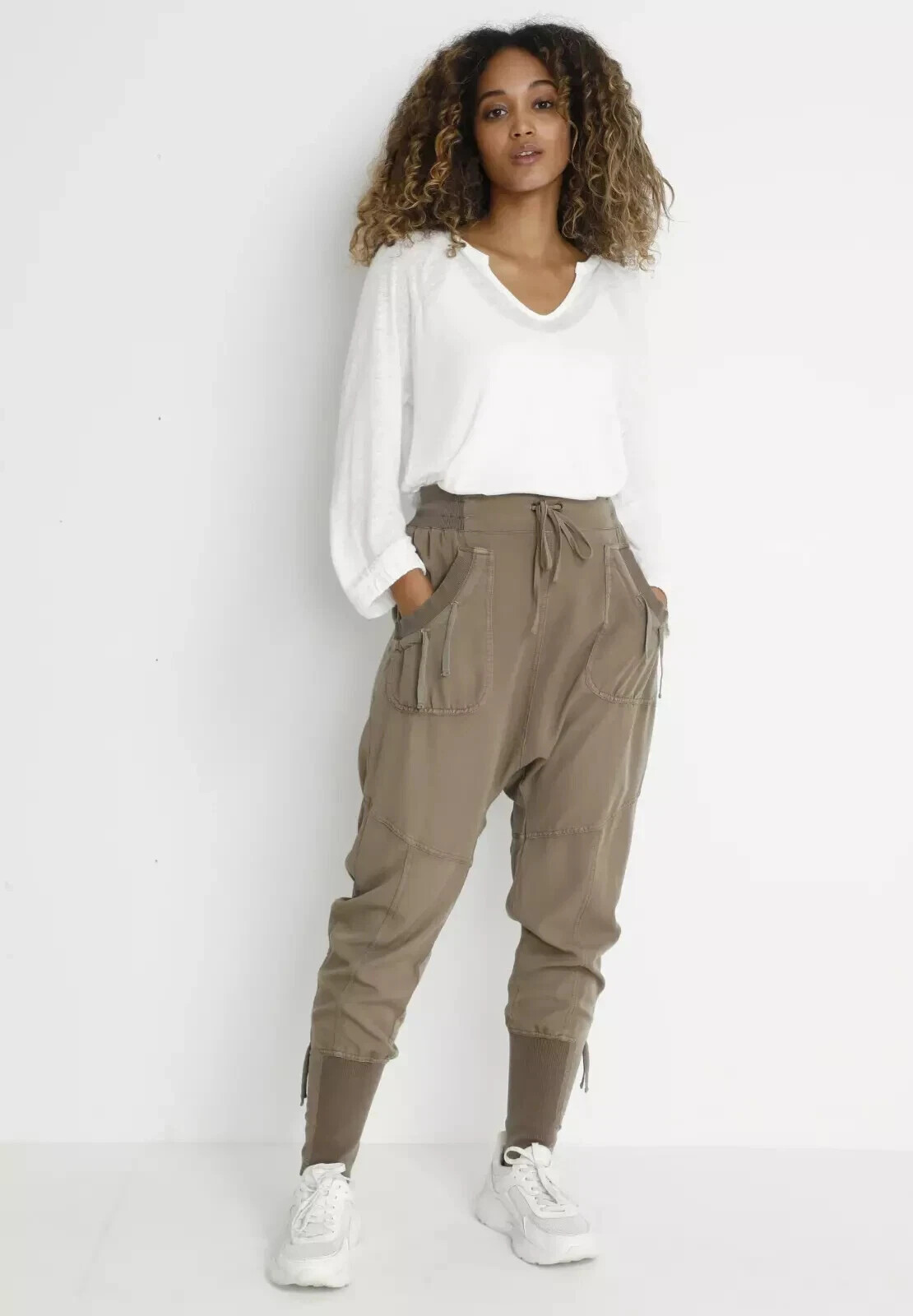 Cream Timber Wolf NANNA PANTS – Trousers Size 34 UK Small
