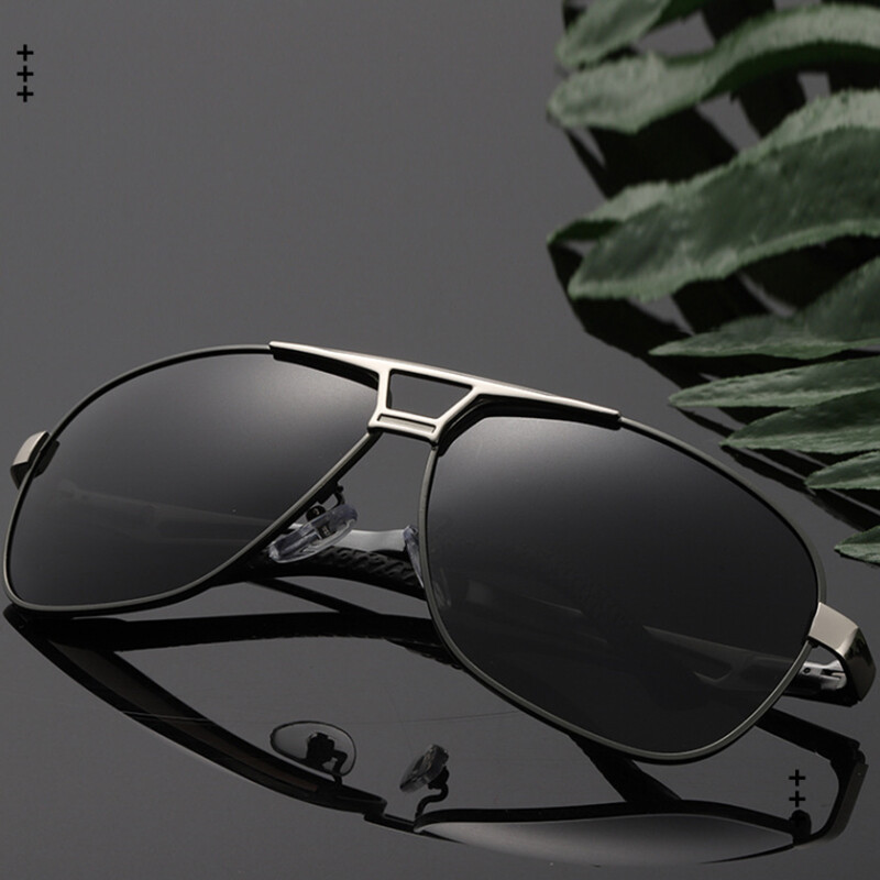 HD Polarized Photochromic Sunglasses Men Chameleon Driving Sport Glasses Eyewear