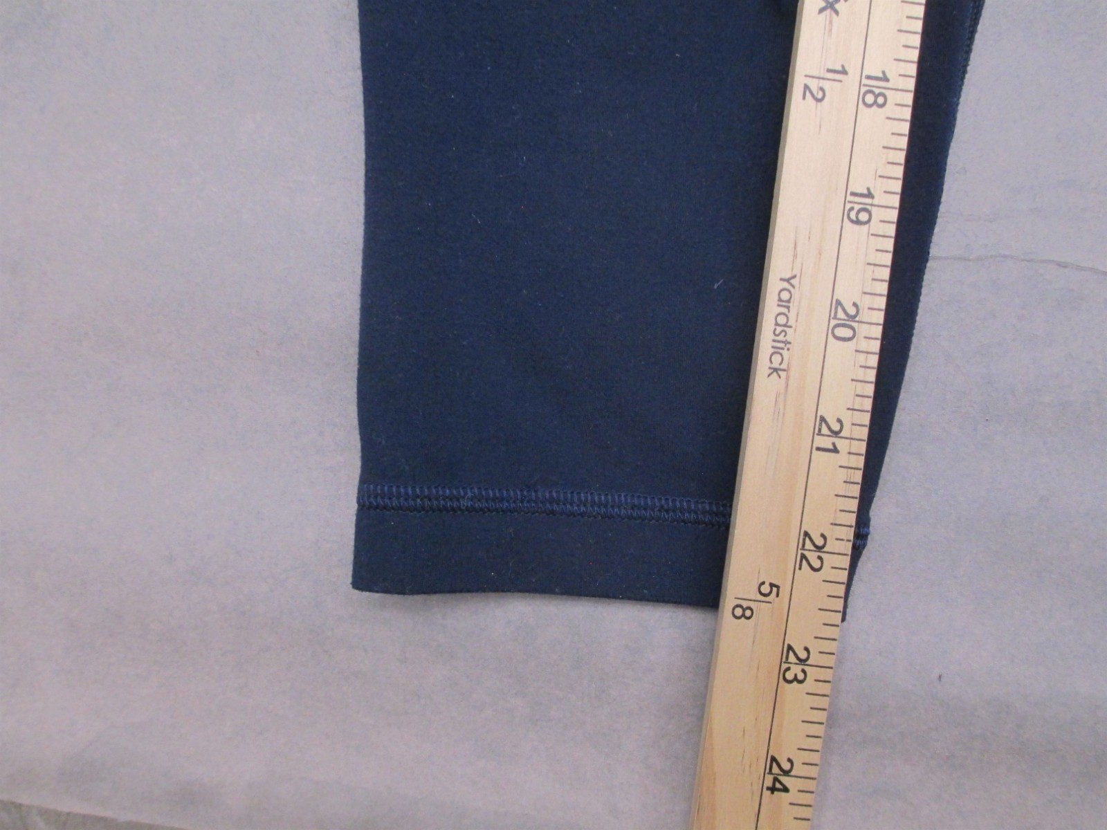 Lululemon Size 8 Women Blue Compression Pull On Athletic Cropped Leggings 488