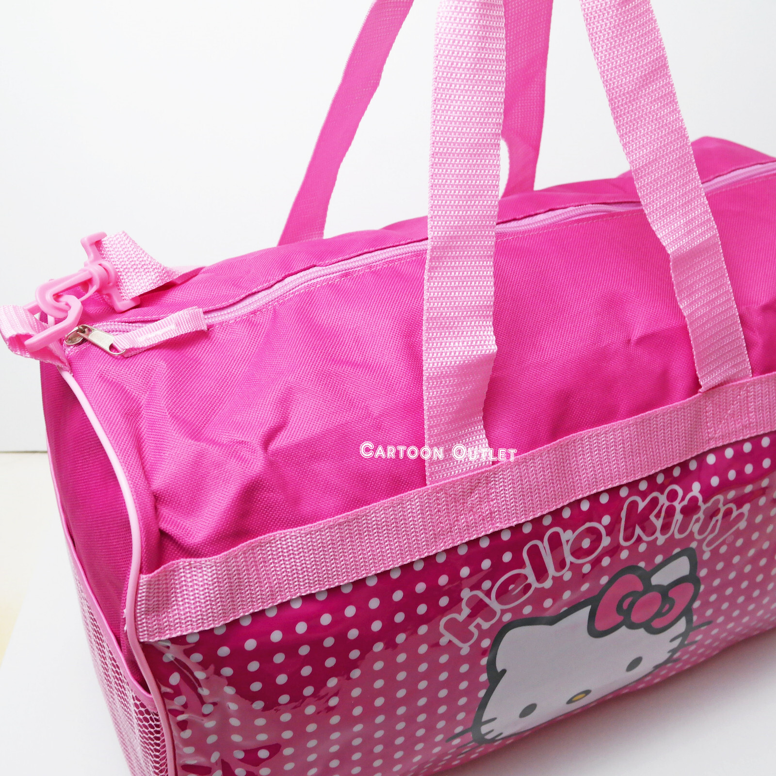 Sanrio Hello Kitty Duffel Bag Carry On Overnight Travel Pink Tote 18″ Dance Bag