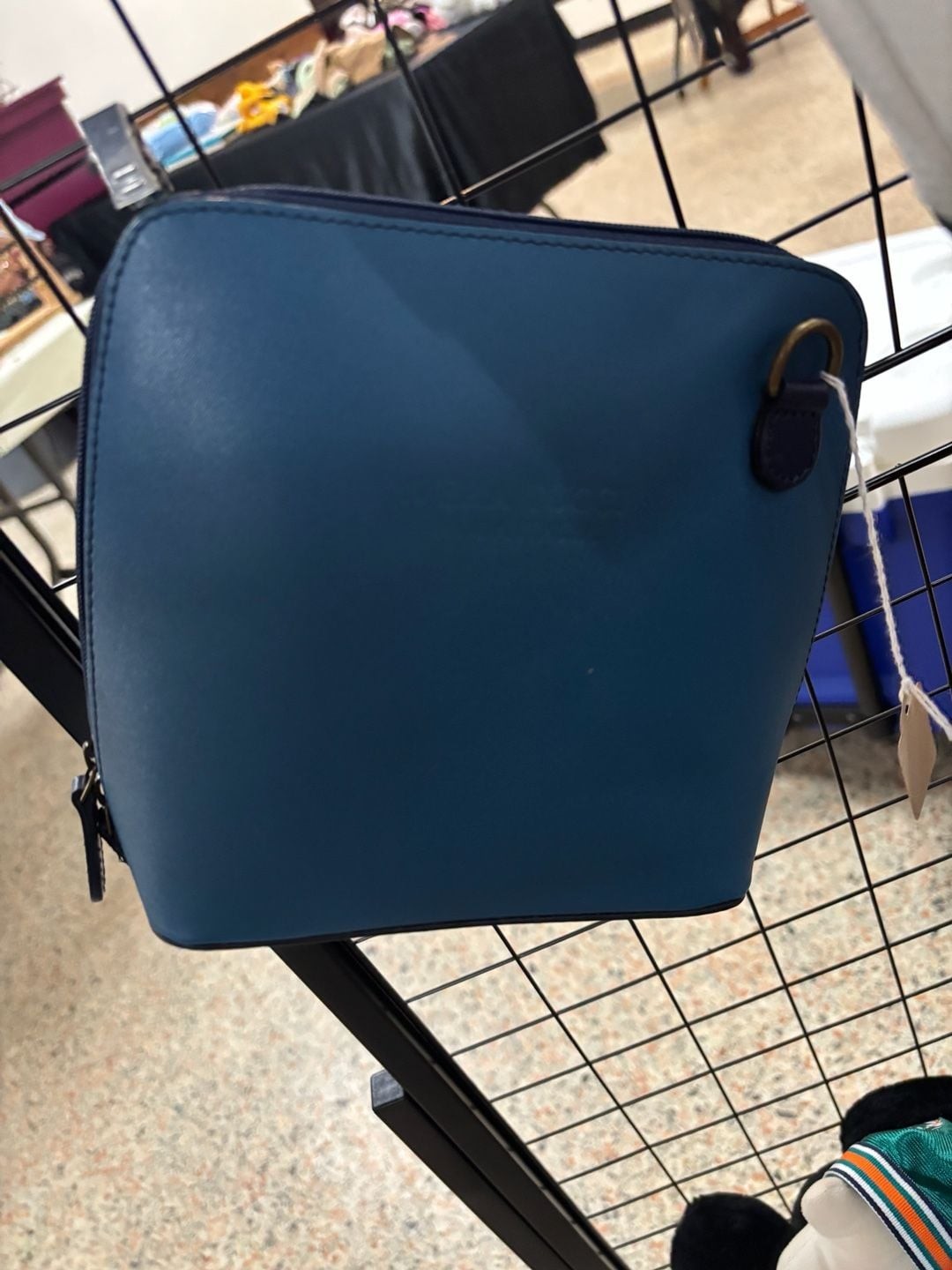 Vera Pelle Italian Leather Crossbody Shoulder Bag