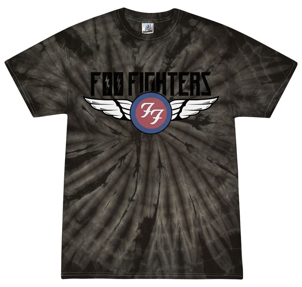 Foo Fighters Flash Wings Tie-Dye T-Shirt Youth and Adult Size 100% Cotton Tee