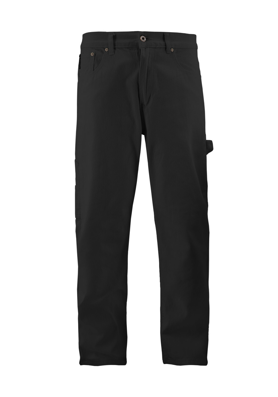 Men’s Casual Cotton Denim Jeans Hammer Loop Relaxed Fit Carpenter Work Pants