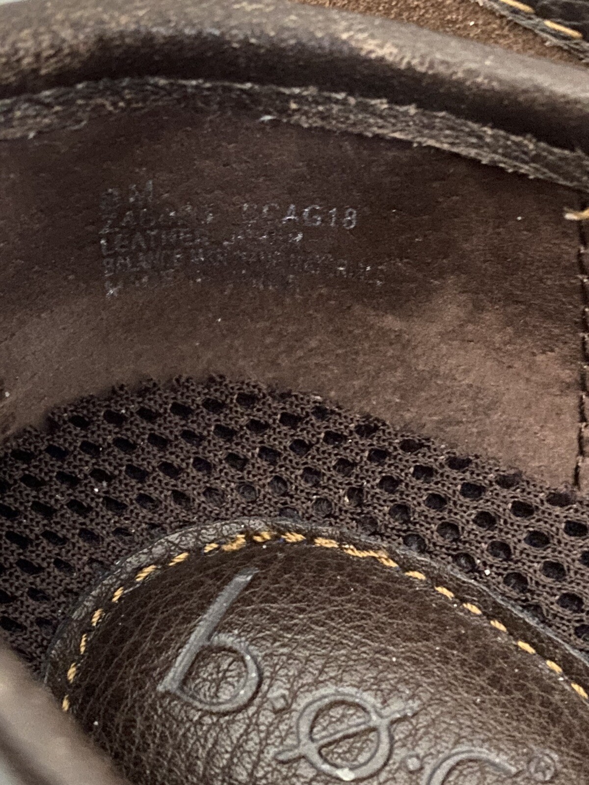 BOC Removable Insole Erna Dark Brown Women’s Shoes 8M