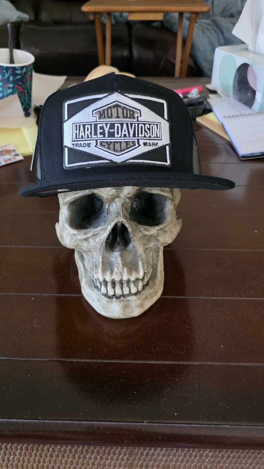 Harley Trucker Hat Mesh Hat Snapback By TOP LEVEL